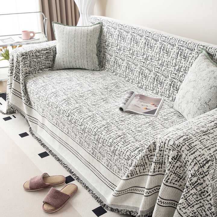 Textured Sofa Cover Blanket