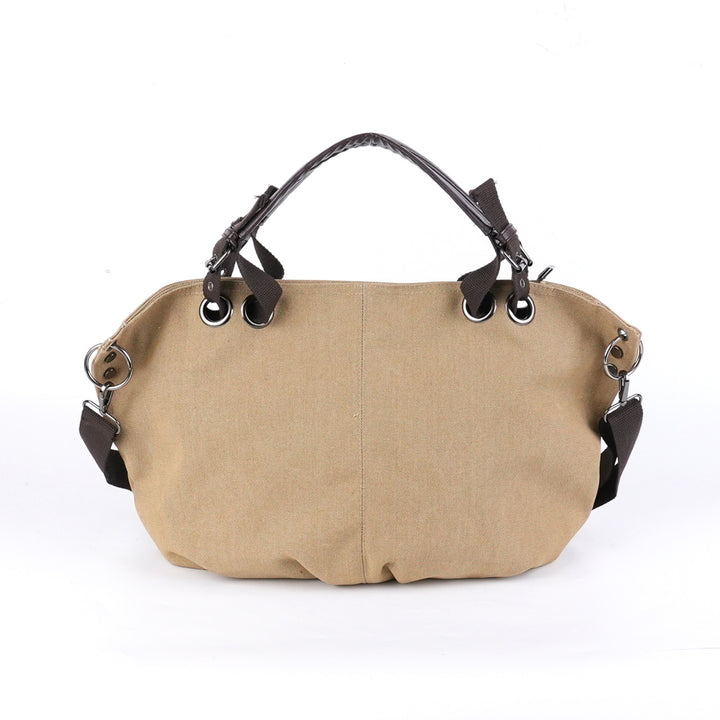 Stylish Multi-Pocket Canvas Handbag Bowlift