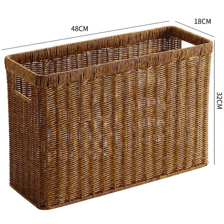Versatile Wicker Organizer Basket Bowlift