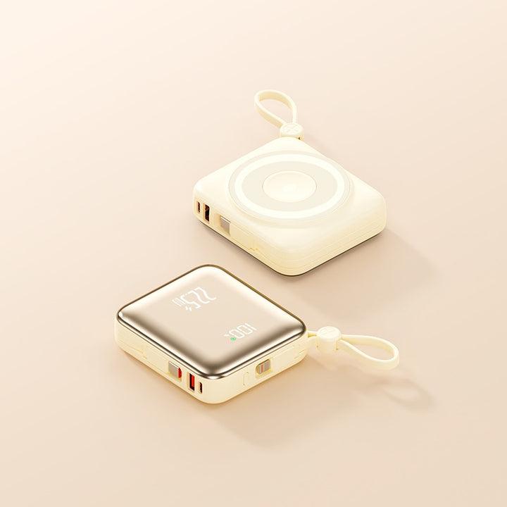 Portable Wireless Power Bank with Smart Charging Function and LCD Display Bowlift