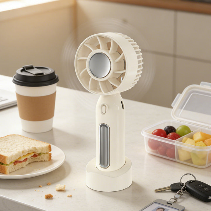 Handheld Rechargeable Cooling Fan Bowlift