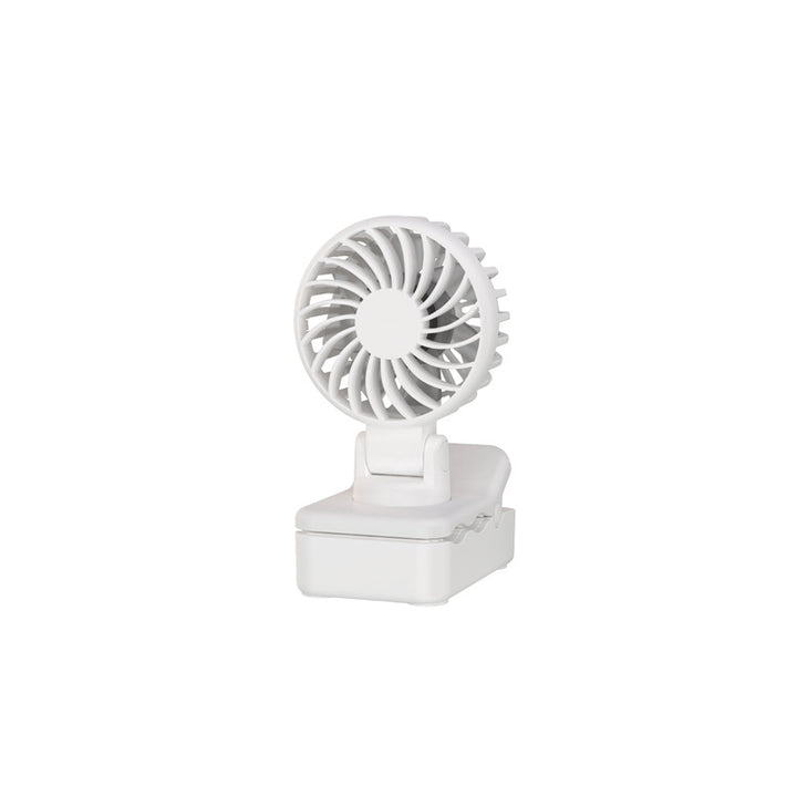 Unisex portable clip fan with folding head and rechargeable battery Bowlift