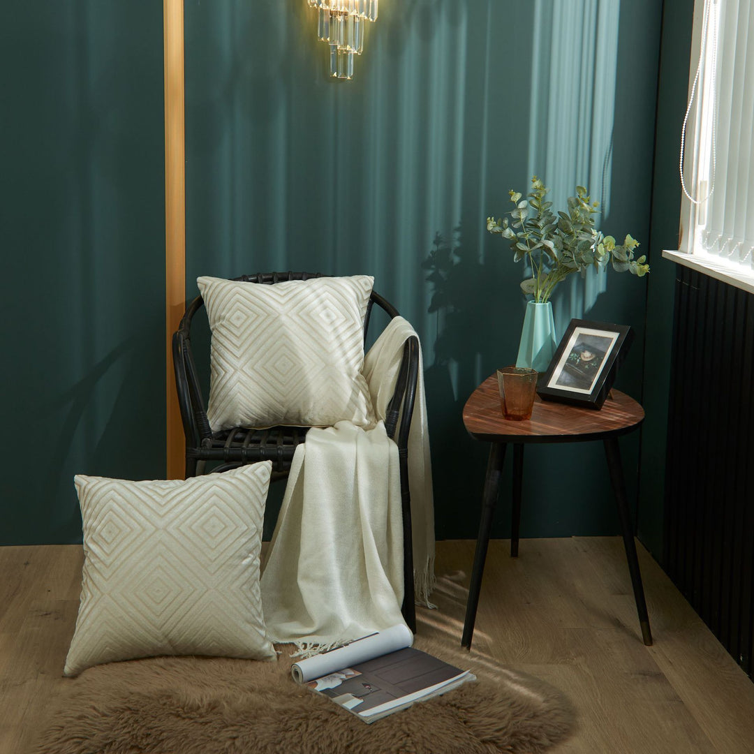 Decorative Geometric Accent Pillow