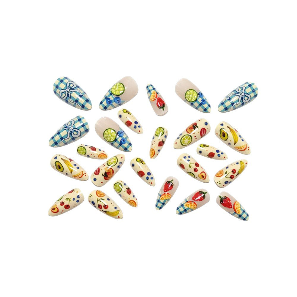 Creative Nail Design Set with Fruit Motifs Bowlift