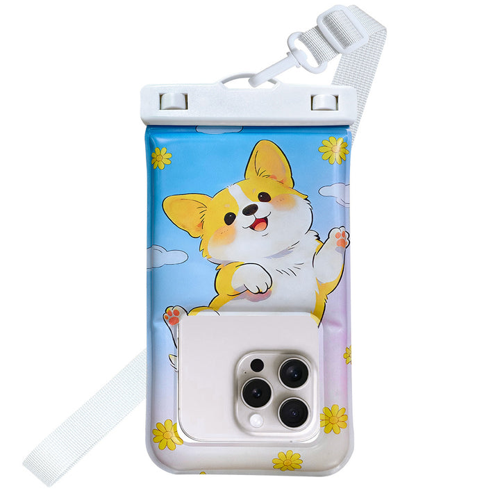 Creative Waterproof Smartphone Bag with Playful Design Bowlift