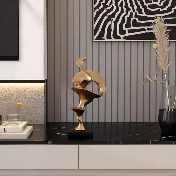 Abstract Decorative Flowing Sculpture