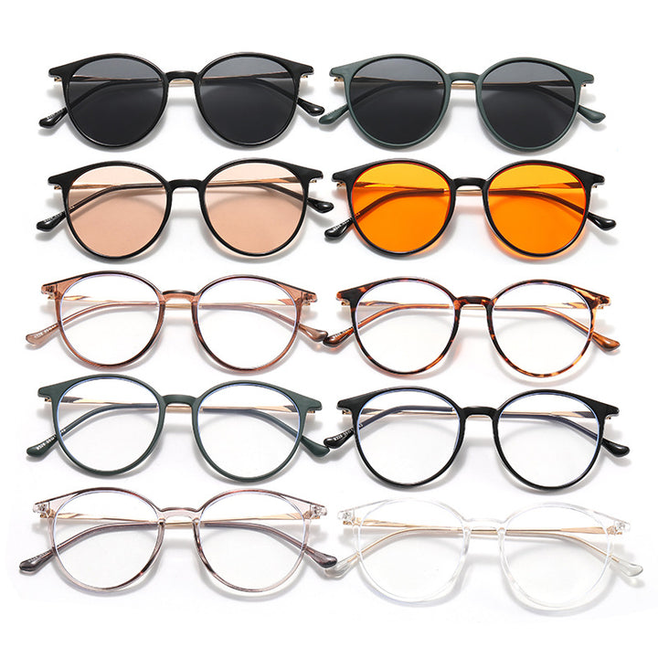 Women's fashionable round glasses with delicate design Bowlift