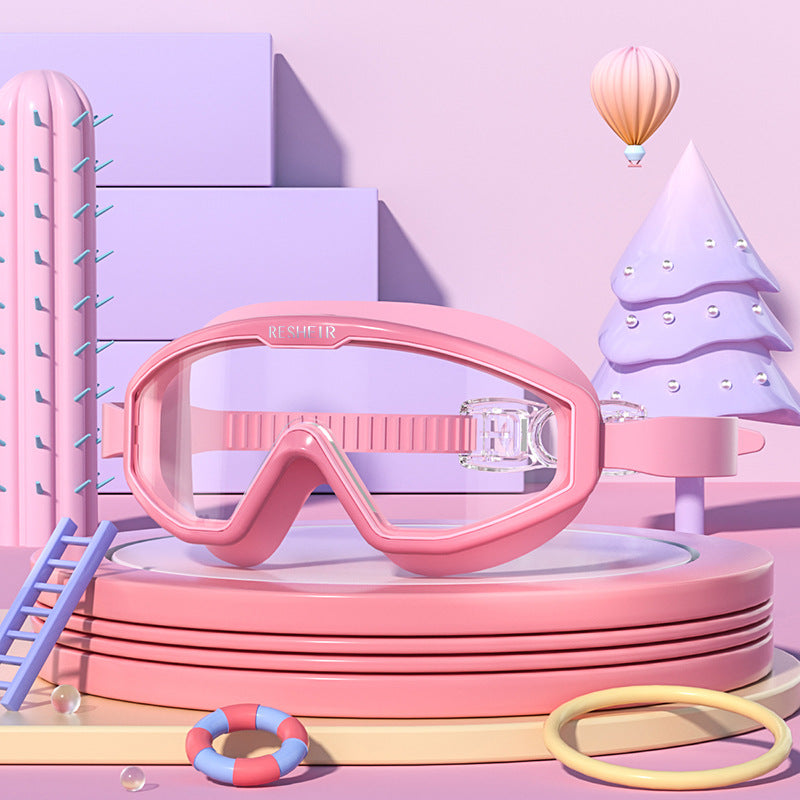 Kids Unicorn-Themed Swimming Goggle Set Bowlift