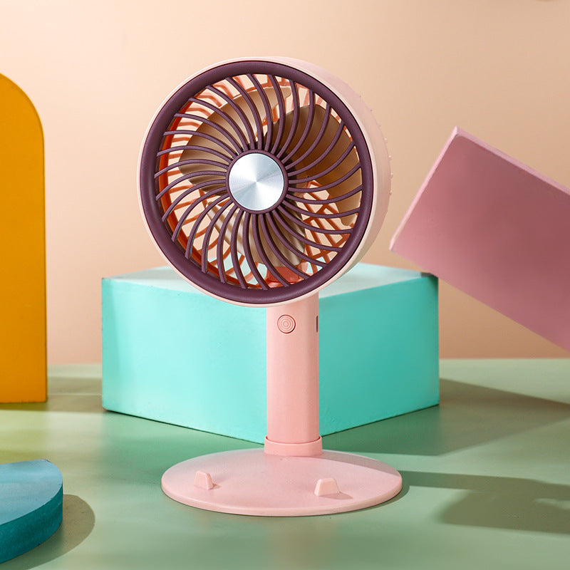 Women's Portable Table Fan with Powerful Battery and Flexible Tilt Bowlift