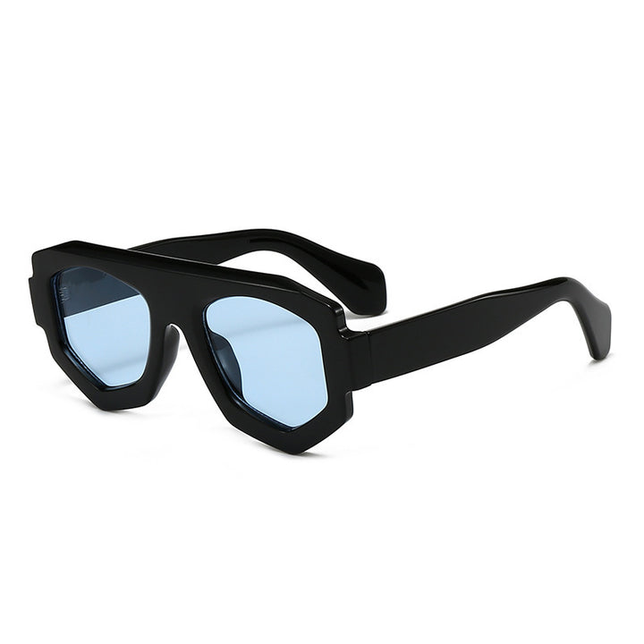 Bold Geometric Shield Sunglasses Bowlift