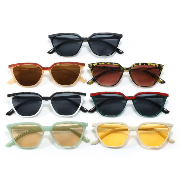 Women's modern geometric sunglasses with elegant design Bowlift