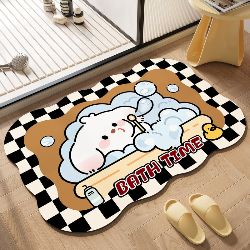 Decorative Bath Mat Bowlift