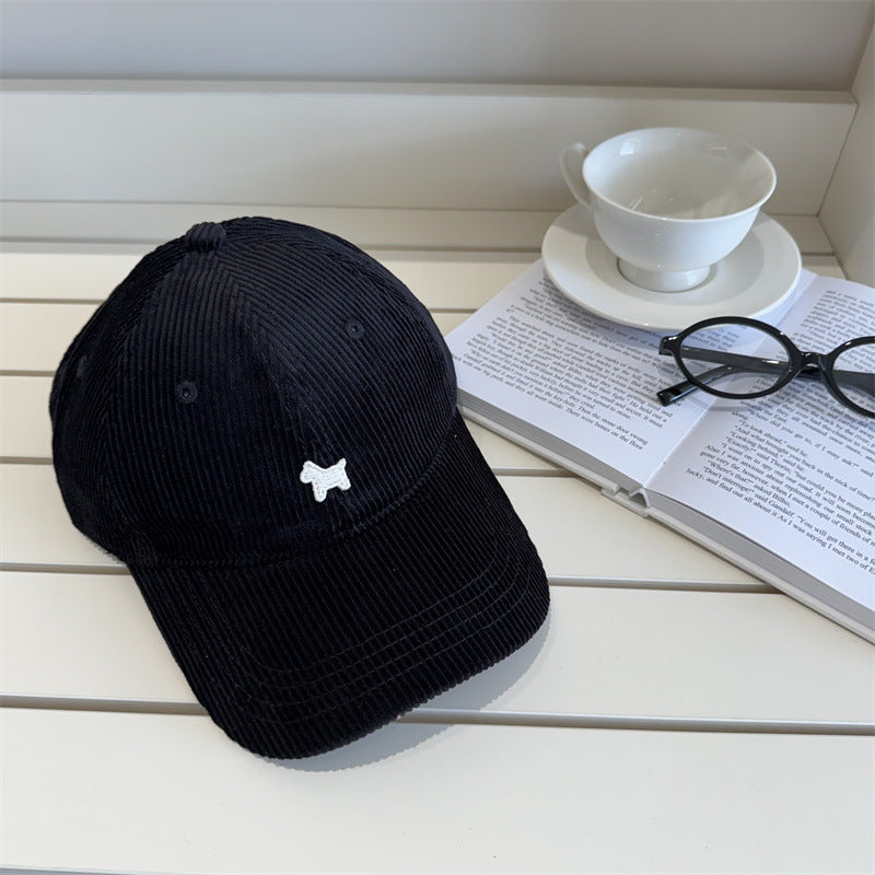Women's Corduroy Baseball Cap Bowlift