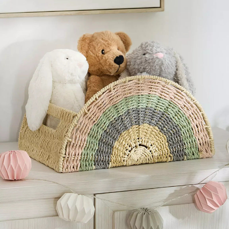 Creative storage basket in rainbow design Bowlift
