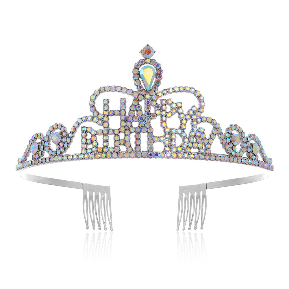 Women Funkenkrone with "Happy Birthday" lettering Bowlift