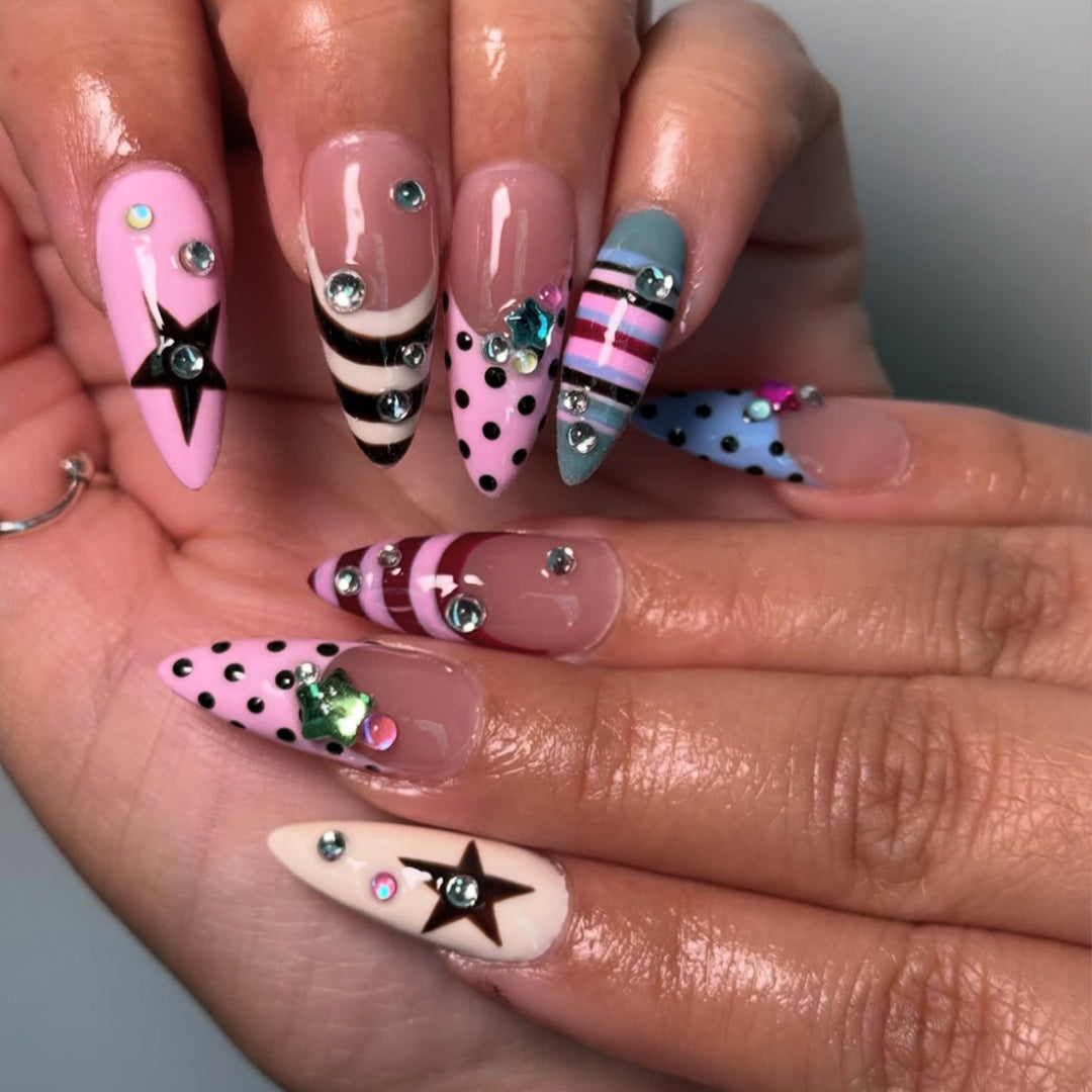 Decorative Stiletto Nail Art Extensions Bowlift 1789713184