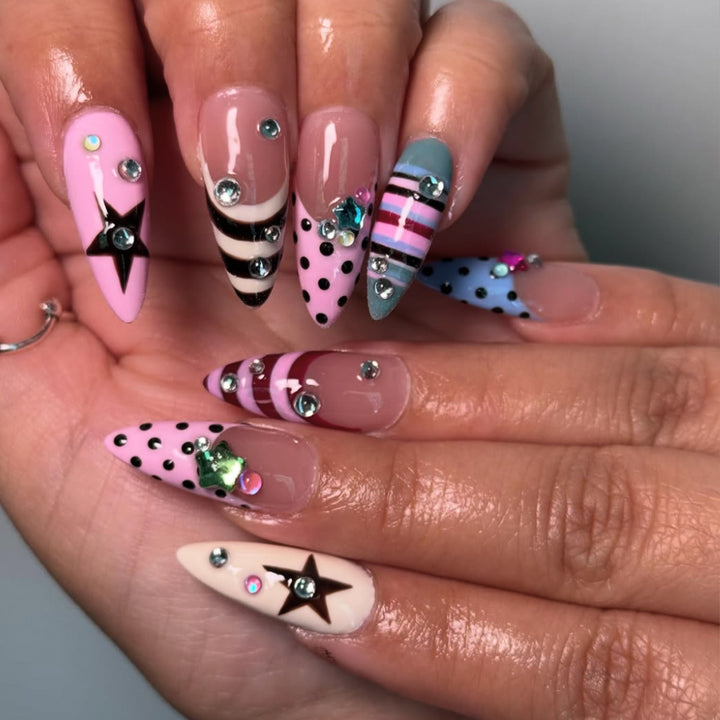 Decorative Stiletto Nail Art Extensions Bowlift 1789713184