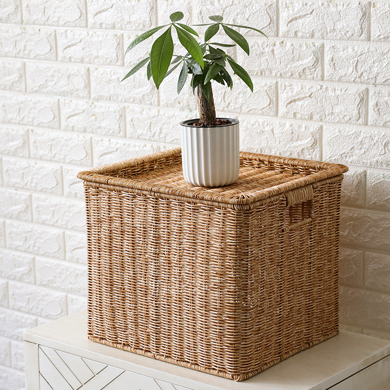 Natural Woven Storage Cube Bowlift