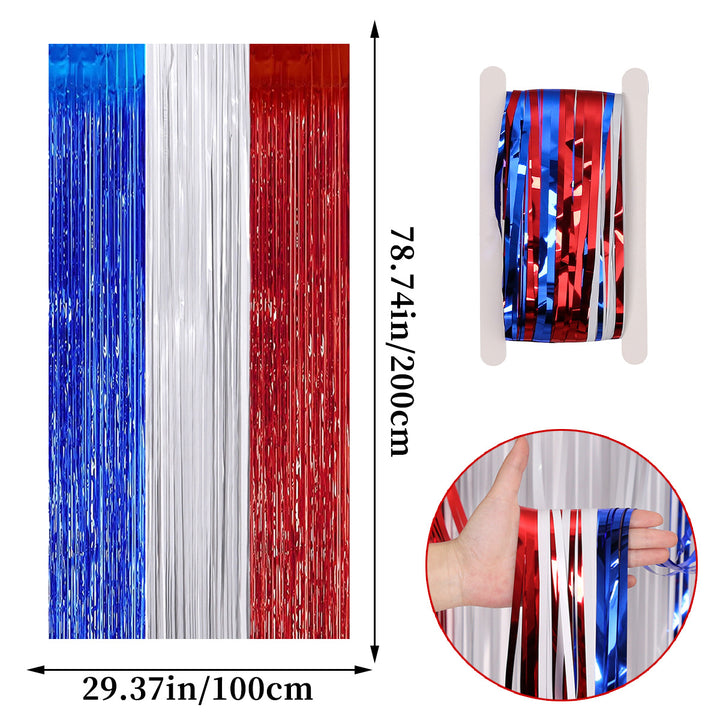 Unisex nan Pappteller Set with patriotic star stripe motif and convenient plate size Bowlift