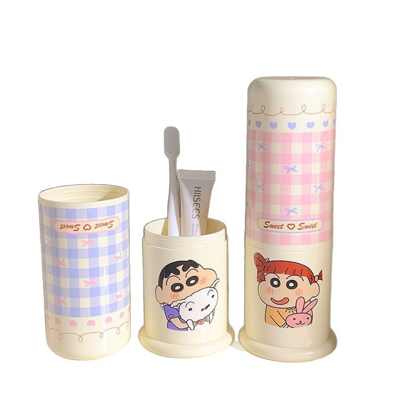 Toothbrush holder with creative cartoon design Bowlift