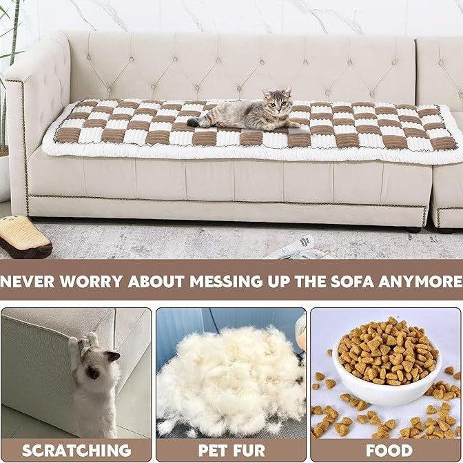 Luxury Quilted Dog Sofa Protector   Dog Bed