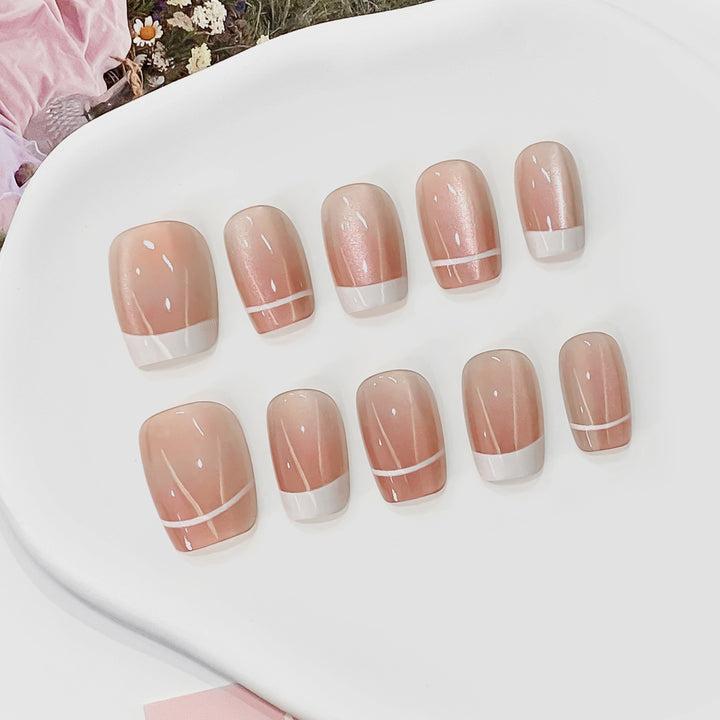 Artistic French Nail Tips Bowlift