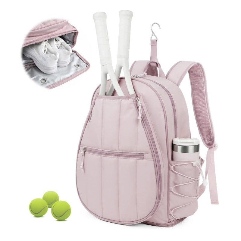 Sporty backpack with special compartments for tennis equipment Bowlift