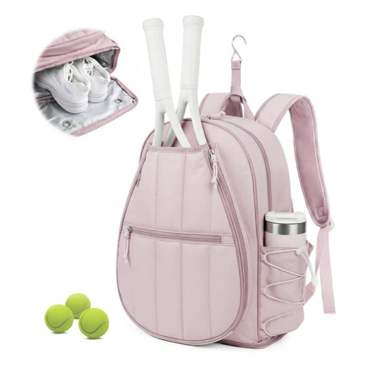 Sporty backpack with special compartments for tennis equipment Bowlift