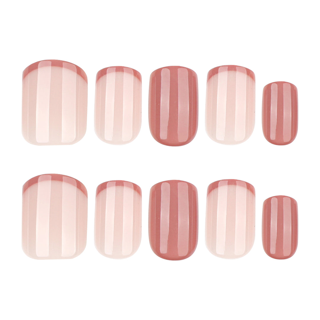 Elegant Nail Art with Soft Gradient Bowlift