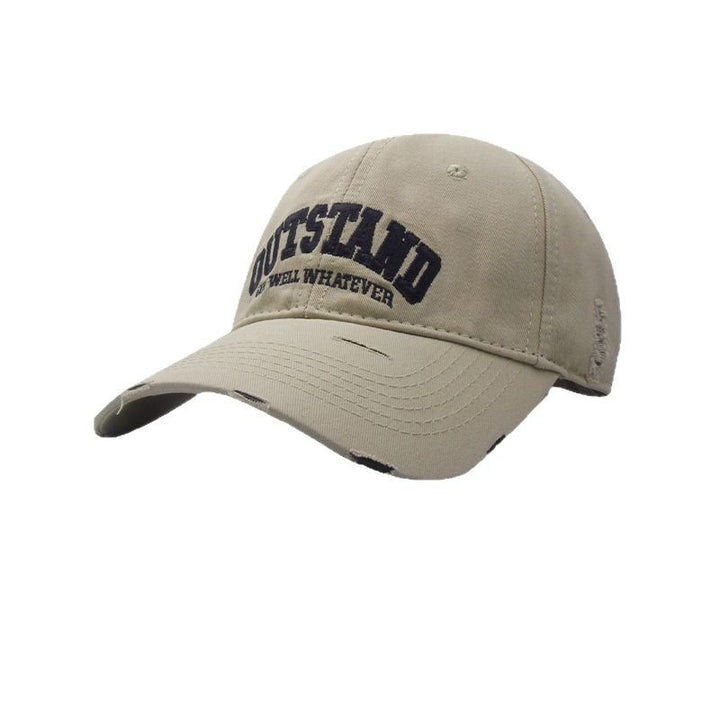 Unisex Distressed Casual Cap Bowlift