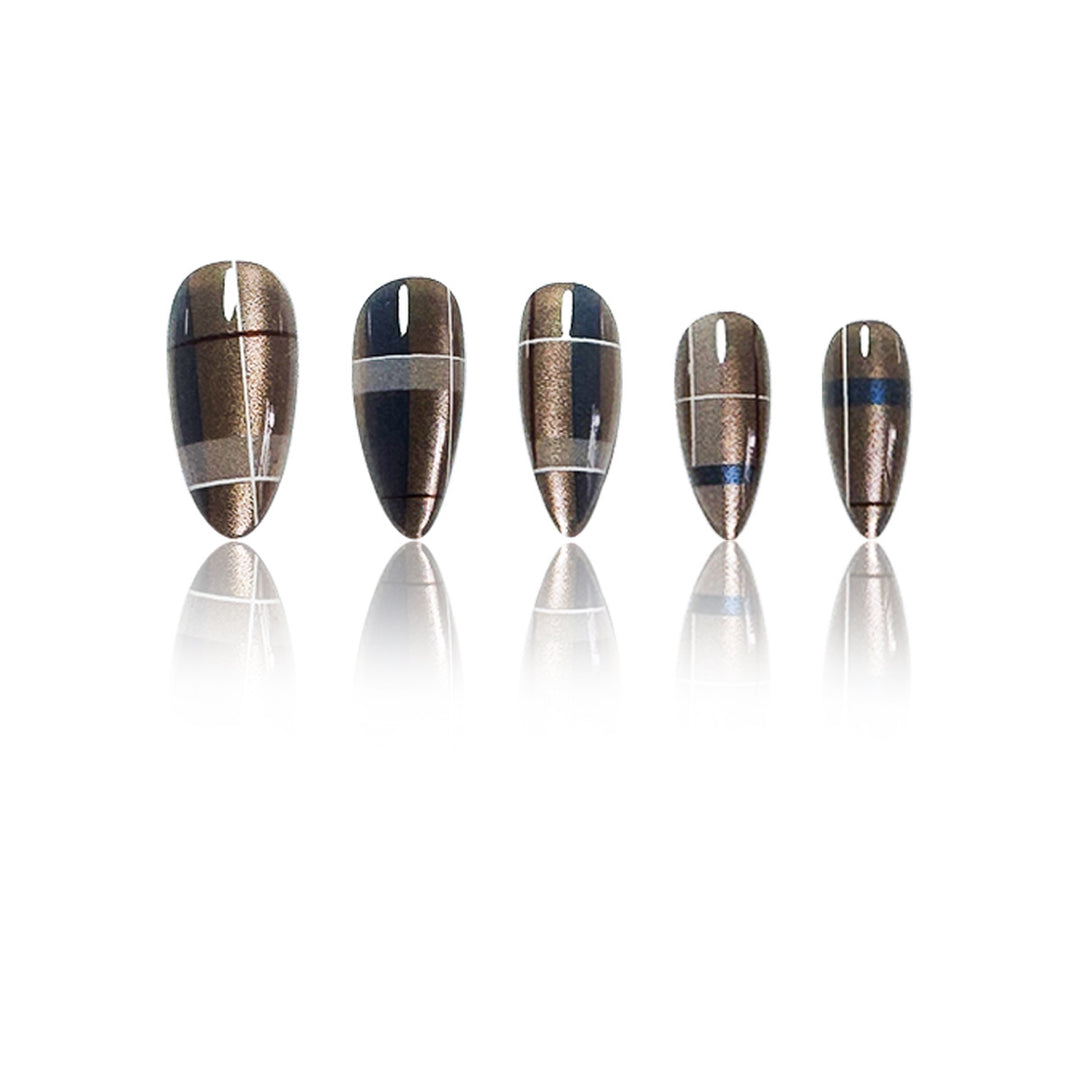 Stylish Geometric Nail Art Extensions Bowlift