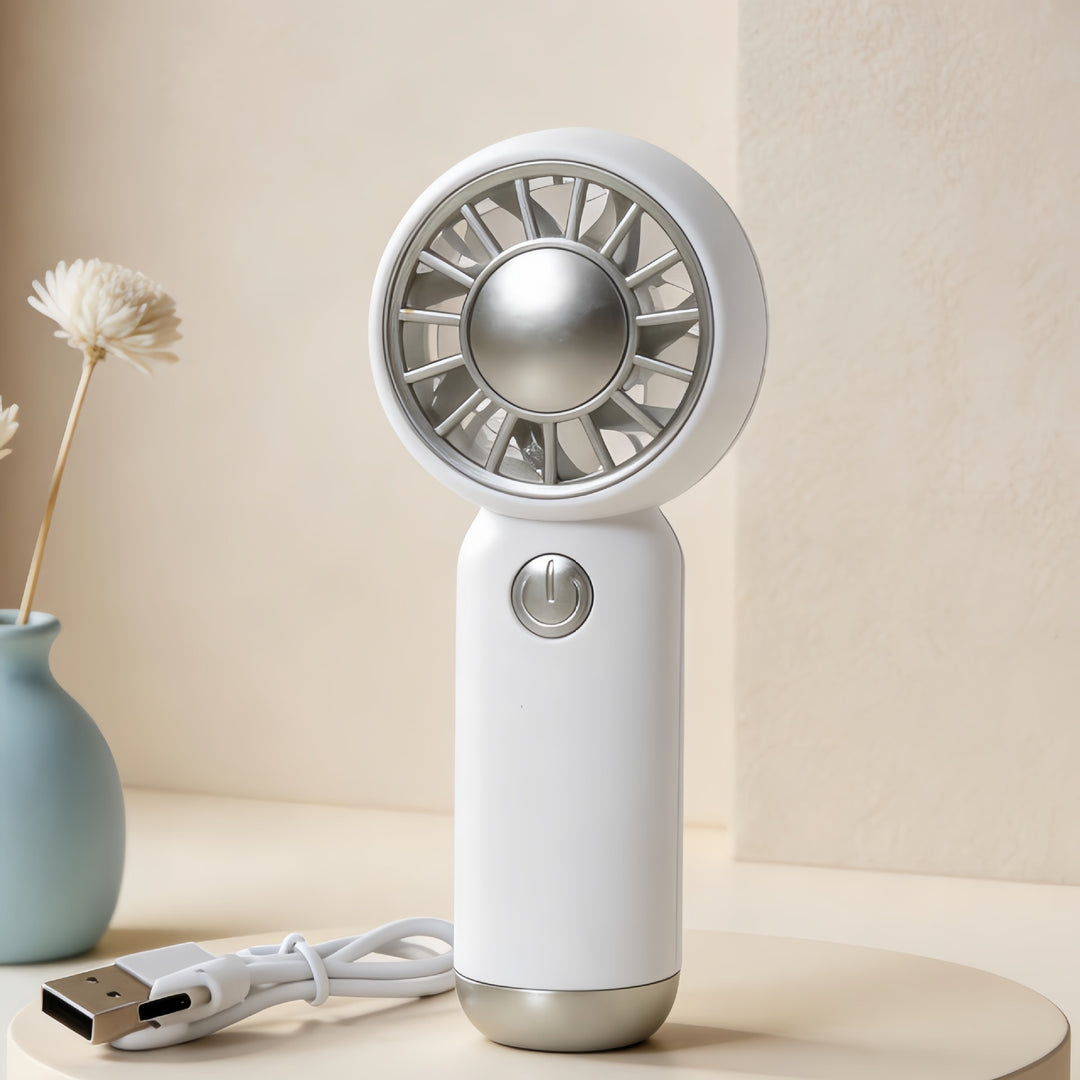 Ladies portable USB hand fan Bowlift