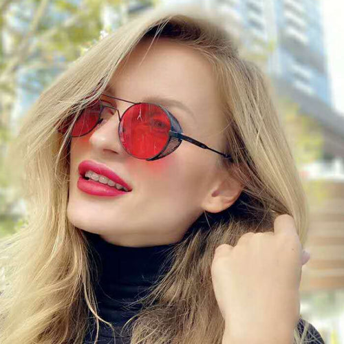 Ladies Fashion Metal Frame Glasses Bowlift