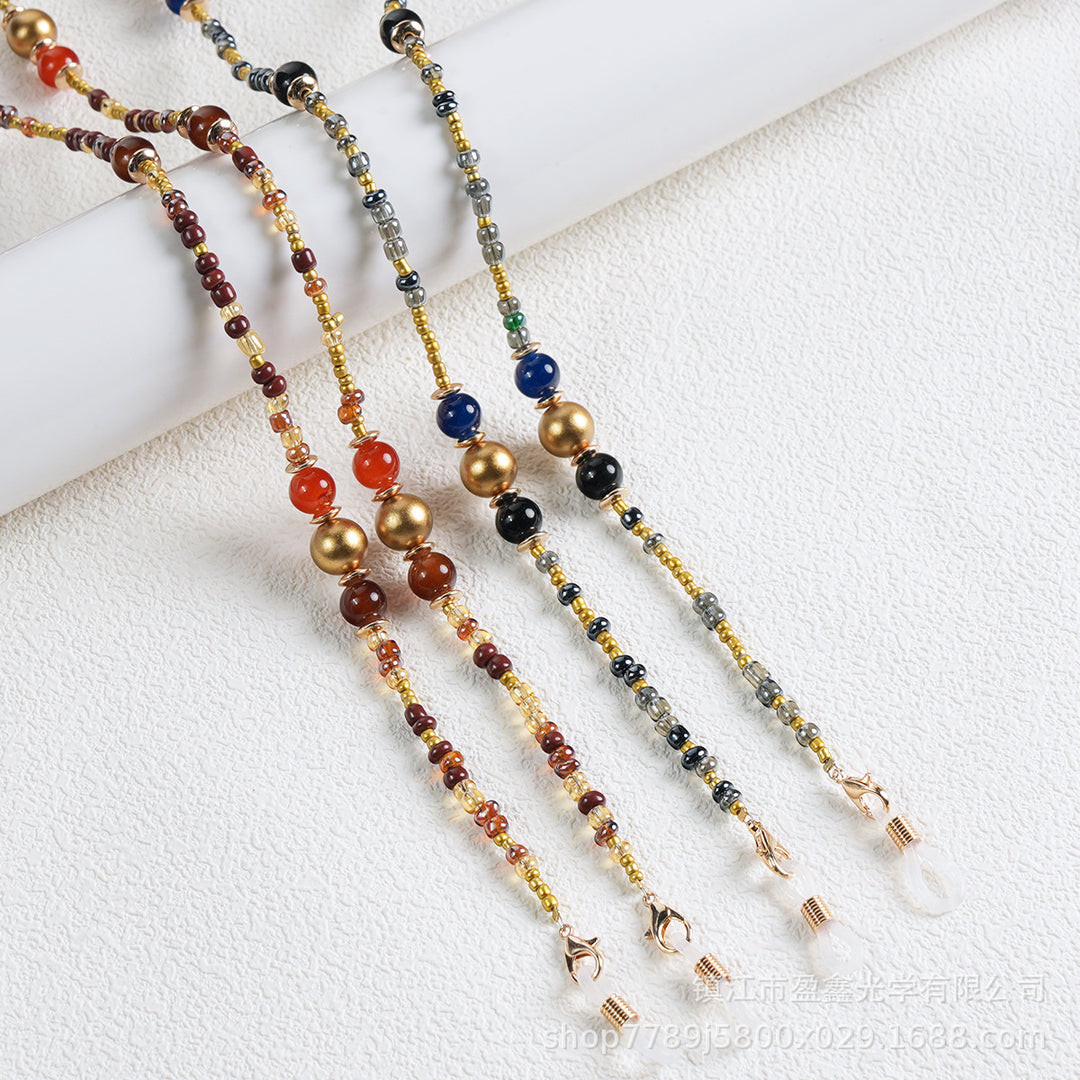 Beaded Eyewear Chain Necklace Bowlift