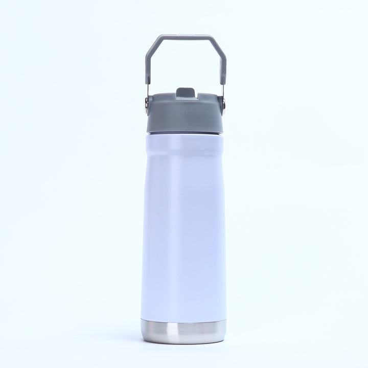 Women's Practical Insulated Drinking Bottle with Foldable Carry Handle Bowlift