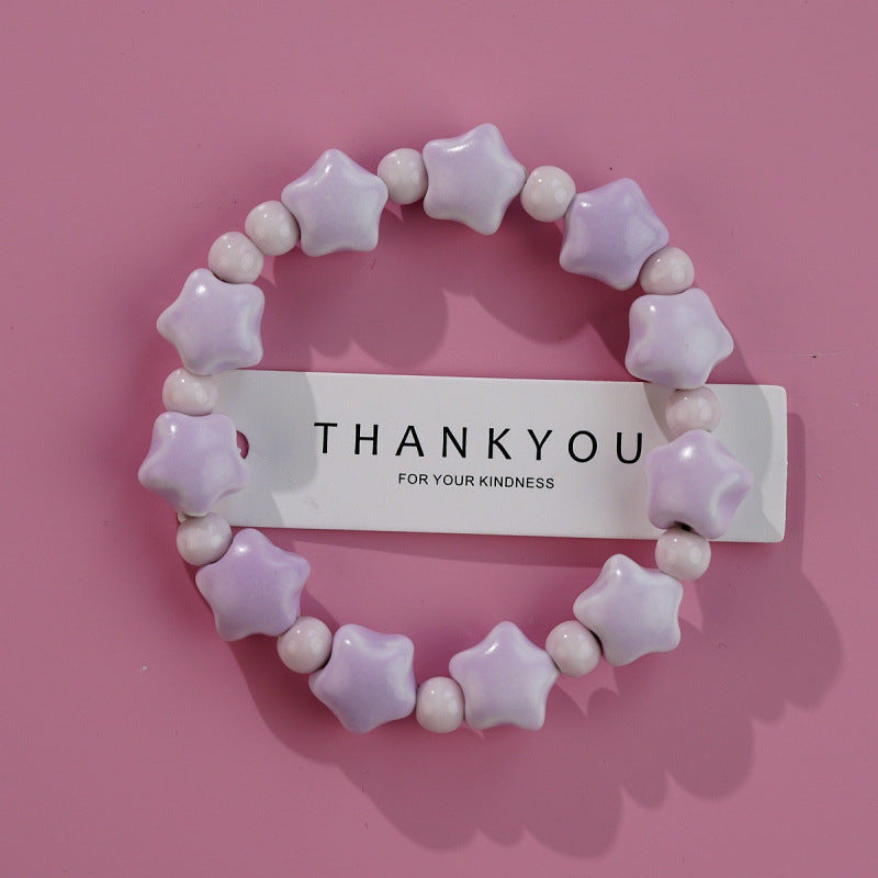 Heart-Shaped Beaded Bracelet Bowlift