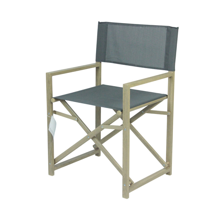 Folding chair with backrest made of high-quality wood Bowlift