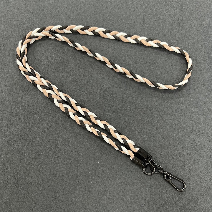 Braided Phone Lanyard with Secure Clips Bowlift