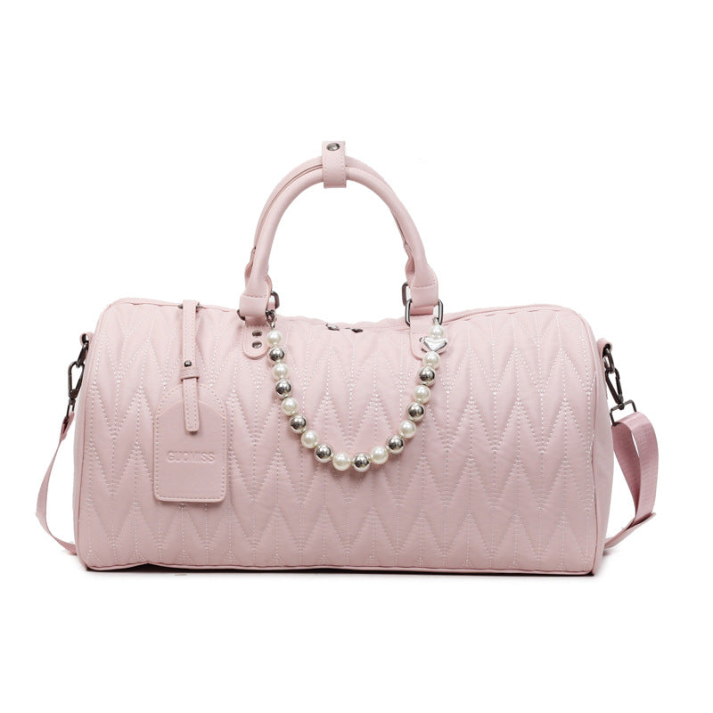Noble travel bag in modern diamond design Bowlift