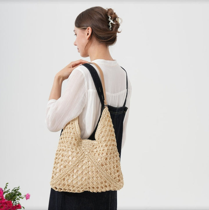 Hand-knotted shoulder bag Bowlift