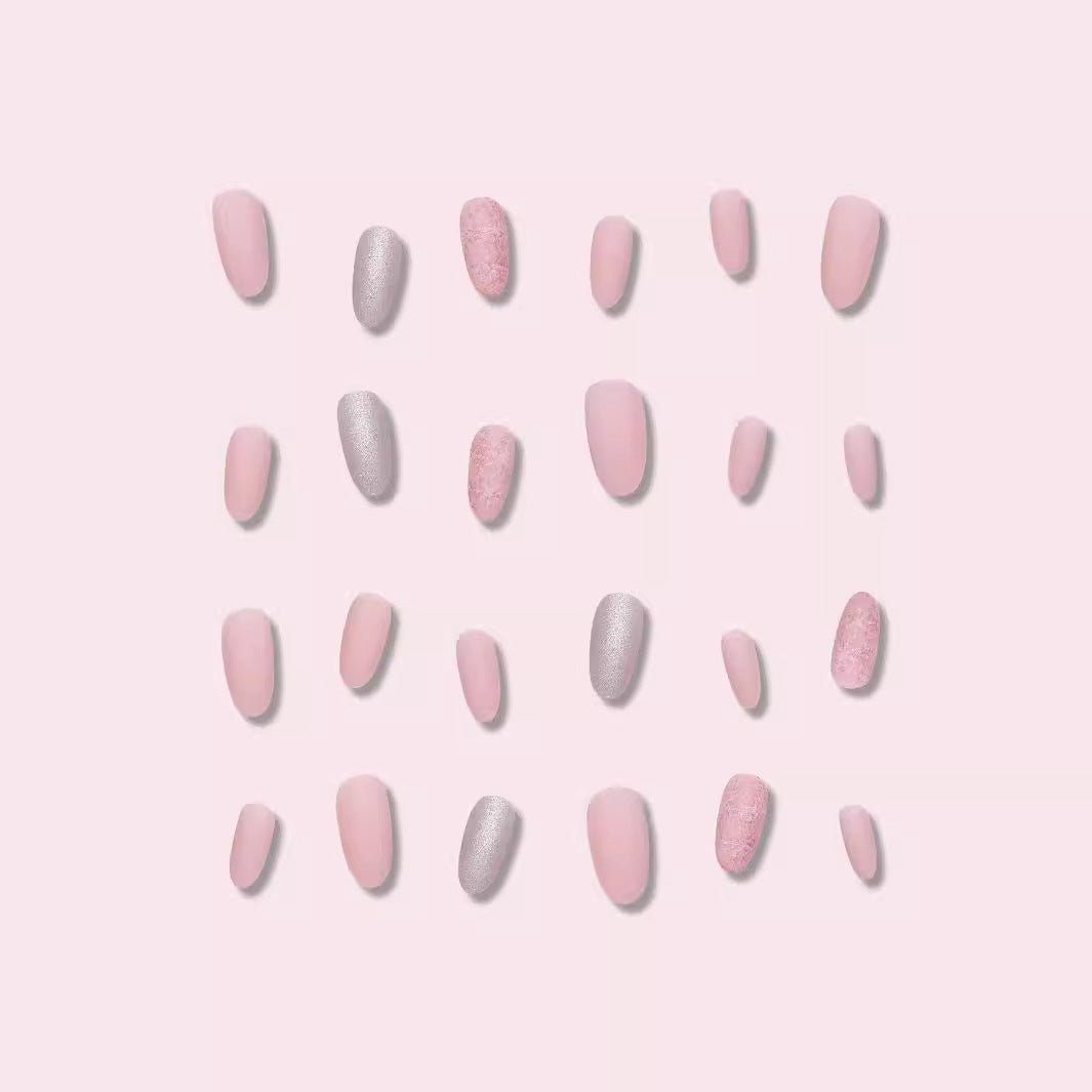 Luxurious Long-Lasting Press-On Nails Set Bowlift