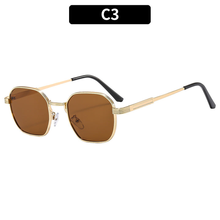 Oversized Geometric Retro Sunglasses