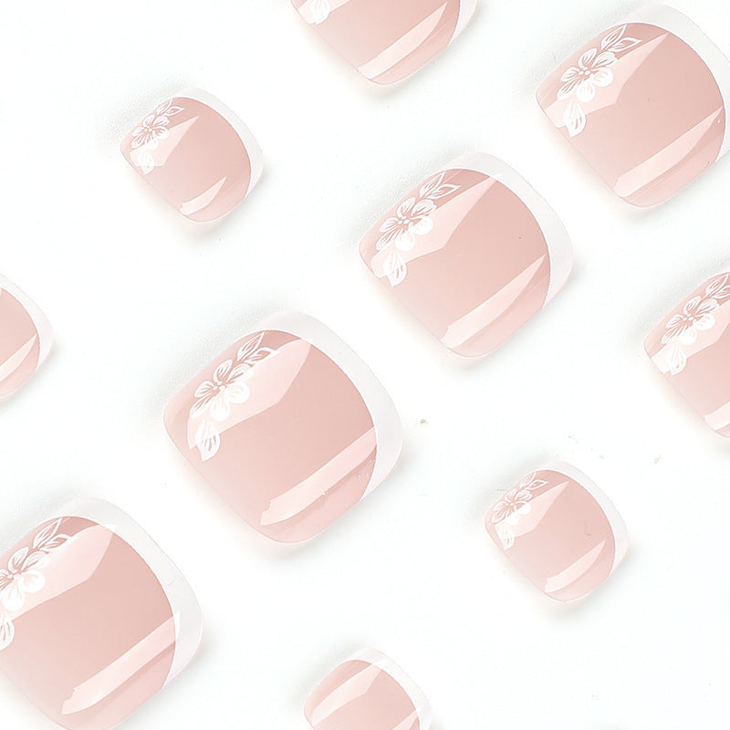 Floral Design Nail Art Tips Bowlift