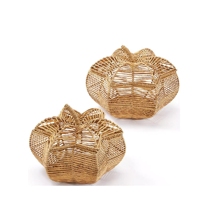 Decorative Woven Fruit Basket Bowlift