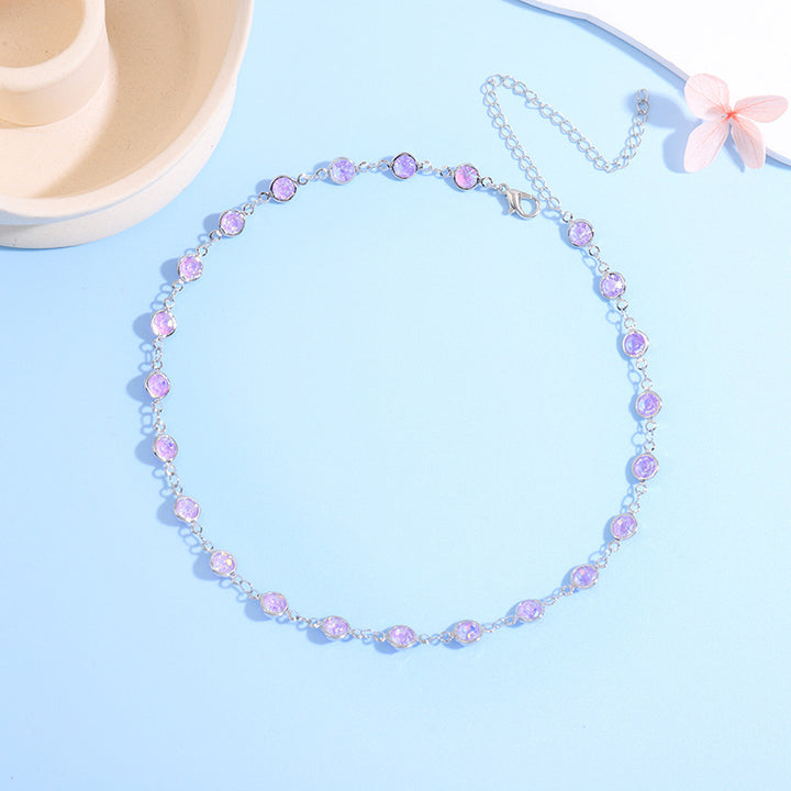 Sparkling Crystal Choker Necklace Bowlift
