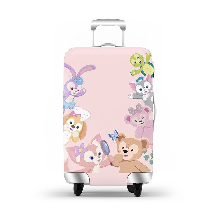 Unisex hard-shell luggage with trendy dog motif Bowlift