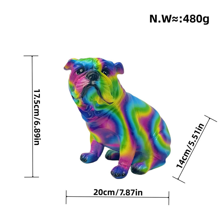 Artistic Bulldog Figurine Bowlift