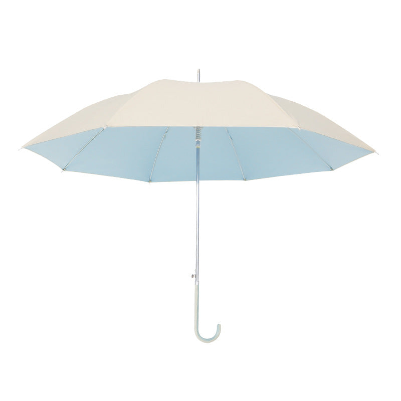 Women UV Protection Sun Umbrella with Ergonomic Handle Bowlift