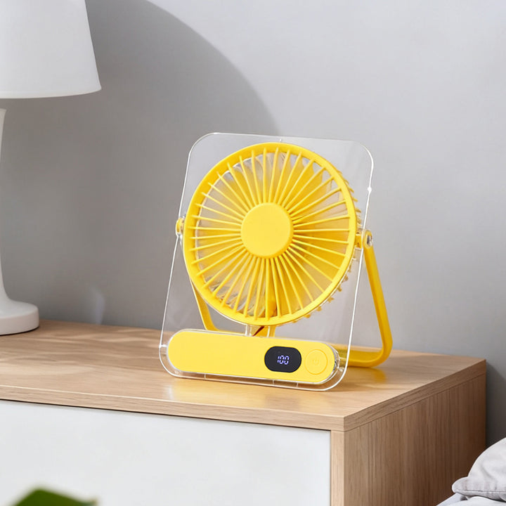 Adjustable Rechargeable Desk Fan Bowlift