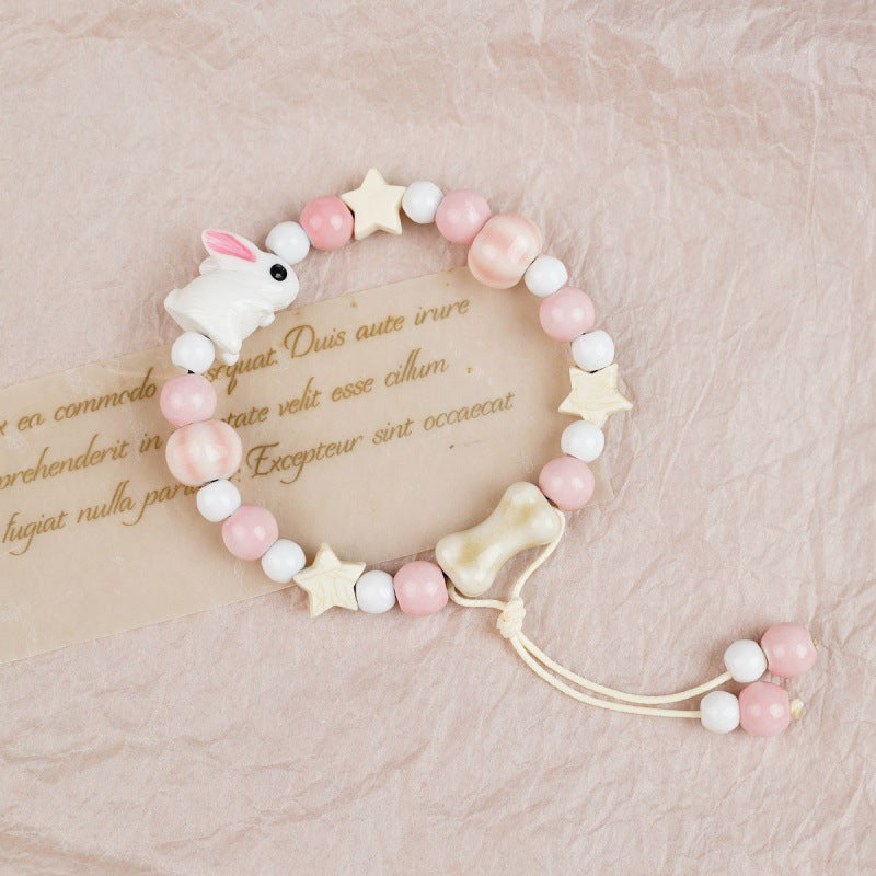Heart-Shaped Beaded Bracelet Bowlift